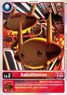 Sakuttomon (EX6-001) (V.2) - Infernal Ascension (Alternative Art) [EX-06-001]