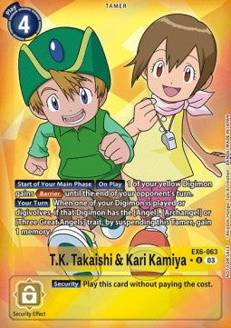T.K. Takaishi & Kari Kamiya (EX6-063) (V.2) - Infernal Ascension (Alternative Art) [EX-06-063]