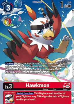 Hawkmon (P-119) - Premium Bandai Products (Alternative Art) [PB-XX-P-119]