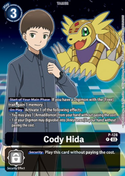 Cody Hida (P-128) - Premium Bandai Products (Alternative Art) [PB-XX-P-128]