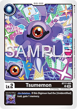 Tsumemon (BT17-005) - Secret Crisis (Uncommon) [BT-17-005]