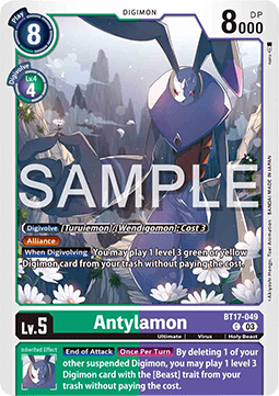 Antylamon (BT17-049) - Secret Crisis (Common) [BT-17-049]