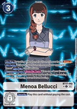 Menoa Bellucci (BT17-092) (V.2) - Secret Crisis (Alternative Art) [BT-17-092]