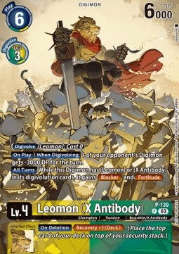 Leomon (X Antibody) (P-139) - Promos: Secret Crisis (Promo) [BT-17P-139]