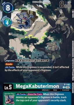MegaKabuterimon (P-140) - Promos: Secret Crisis (Promo) [BT-17P-140]