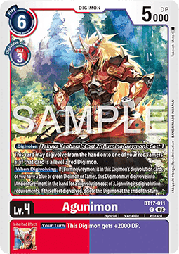 Agunimon (BT17-011) - Secret Crisis (Common) [BT-17-011]