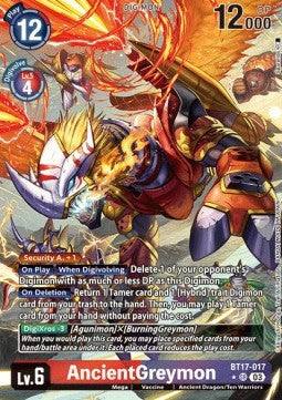 AncientGreymon (BT17-017) (V.2) - Secret Crisis (Alternative Art) [BT-17-017]
