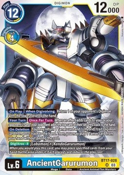 AncientGarurumon (BT17-028) (V.1) - Secret Crisis (Super Rare) [BT-17-028]