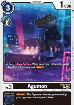 Agumon (BT17-052) - Secret Crisis (Common) [BT-17-052]