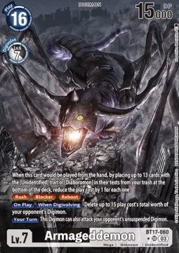 Armageddemon (BT17-060) (V.2) - Secret Crisis (Alternative Art) [BT-17-060]