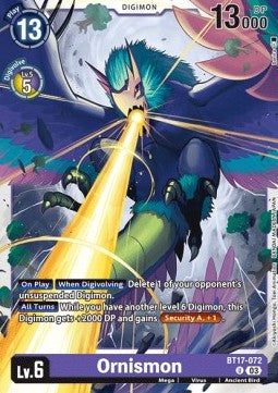 Ornismon (BT17-072) - Secret Crisis (Uncommon) [BT-17-072]