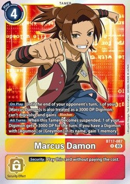Marcus Damon (BT17-087) (V.1) - Secret Crisis (Rare) [BT-17-087]