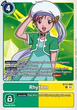 Rhythm (BT17-089) (V.1) - Secret Crisis (Uncommon) [BT-17-089]