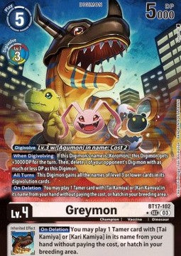 Greymon (BT17-102) (V.2) - Secret Crisis (Alternative Art) [BT-17-102]