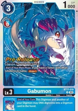 Gabumon (BT17-019) - Promos: Secret Crisis (Rare) [BT-17P-BT17-019]