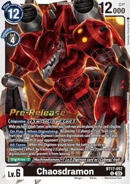 Chaosdramon (BT17-057) - Promos: Secret Crisis (Uncommon) [BT-17P-BT17-057]