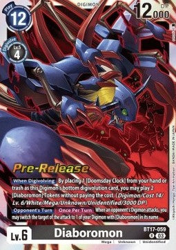 Diaboromon (BT17-059) - Promos: Secret Crisis (Rare) [BT-17P-BT17-059]