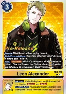 Leon Alexander (BT17-086) - Promos: Secret Crisis (Rare) [BT-17P-BT17-086]