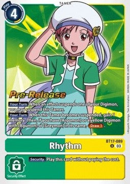 Rhythm (BT17-089) - Promos: Secret Crisis (Uncommon) [BT-17P-BT17-089]