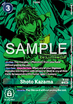 Shoto Kazama (P-133) (V.1) - Special Tournament Promos (Alternative Art) [STP-P-133]
