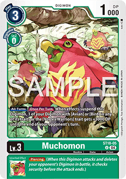 Muchomon (ST18-05) - Starter Deck: Guardian Vortex (Uncommon) [ST-18-005]