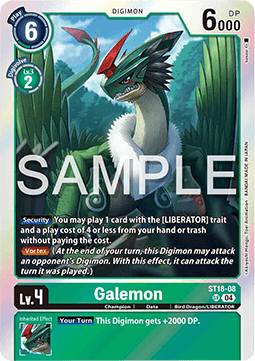 Galemon (ST18-08) - Starter Deck: Guardian Vortex (Super Rare) [ST-18-008]