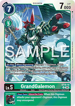 GrandGalemon (ST18-10) - Starter Deck: Guardian Vortex (Rare) [ST-18-010]