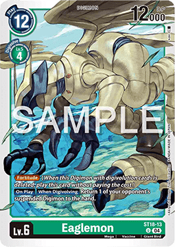 Eaglemon (ST18-13) - Starter Deck: Guardian Vortex (Uncommon) [ST-18-013]