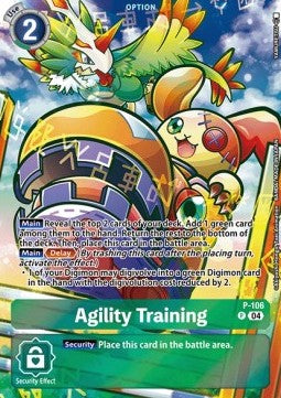 Agility Training (P-106) - Starter Deck: Fable Waltz (Alternative Art) [ST-19-P-106]