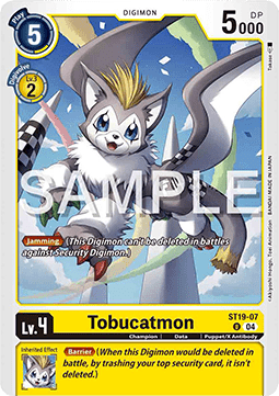 Tobucatmon (ST19-07) - Starter Deck: Fable Waltz (Uncommon) [ST-19-007]