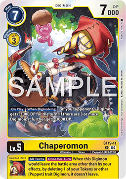 Chaperomon (ST19-11) - Starter Deck: Fable Waltz (Rare) [ST-19-011]