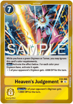 Heaven's Judgement (EX4-068) - Event Pack 7 (Alternative Art) [EP7-EX4-068]