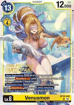 Venusmon (BT10-042) (V.1) - Championship 2024 Promos (Alternative Art) [CP24-BT10-042]