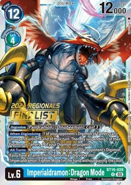 Imperialdramon: Dragon Mode (BT16-028) (V.2) - Championship 2024 Promos (Alternative Art) [CP24-BT16-028]