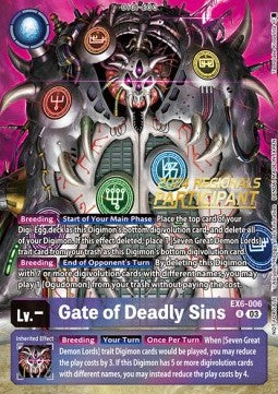 Gate of Deadly Sins (EX6-006) (V.1) - Championship 2024 Promos (Alternative Art) [CP24-EX6-006]