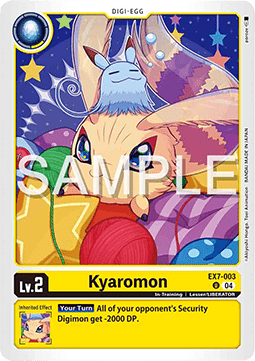 Kyaromon (EX7-003) (V.1) - Digimon Liberator (Uncommon) [EX-07-003]