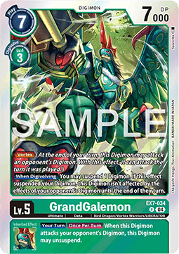 GrandGalemon (EX7-034) - Digimon Liberator (Rare) [EX-07-034]