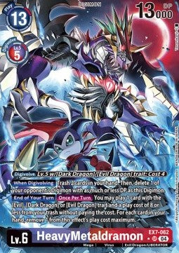 HeavyMetaldramon (EX7-062) (V.2) - Digimon Liberator (Alternative Art) [EX-07-062]