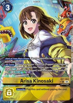 Arisa Kinosaki (EX7-063) (V.2) - Digimon Liberator (Alternative Art) [EX-07-063]