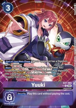 Yuuki (EX7-065) (V.2) - Digimon Liberator (Alternative Art) [EX-07-065]