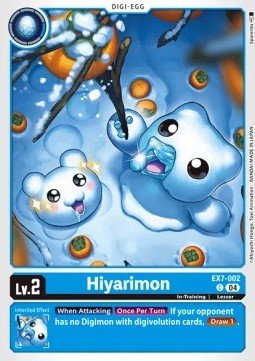 Hiyarimon (EX7-002) (V.1) - Digimon Liberator (Common) [EX-07-002]