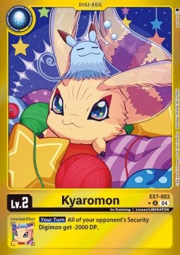 Kyaromon (EX7-003) (V.2) - Digimon Liberator (Alternative Art) [EX-07-003]