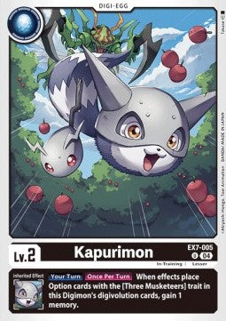 Kapurimon (EX7-005) (V.1) - Digimon Liberator (Uncommon) [EX-07-005]