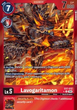 Lavogaritamon (EX7-012) (V.2) - Digimon Liberator (Alternative Art) [EX-07-012]