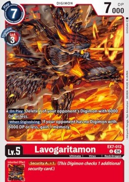 Lavogaritamon (EX7-012) (V.1) - Digimon Liberator (Uncommon) [EX-07-012]