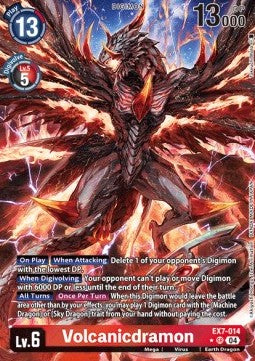 Volcanicdramon (EX7-014) (V.2) - Digimon Liberator (Alternative Art) [EX-07-014]
