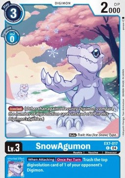 SnowAgumon (EX7-017) (V.1) - Digimon Liberator (Common) [EX-07-017]