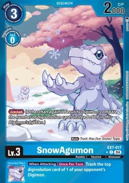 SnowAgumon (EX7-017) (V.2) - Digimon Liberator (Alternative Art) [EX-07-017]