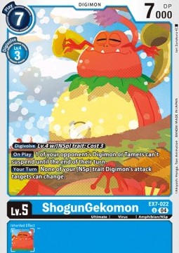 ShogunGekomon (EX7-022) (V.1) - Digimon Liberator (Uncommon) [EX-07-022]