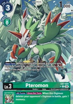 Pteromon (EX7-031) (V.2) - Digimon Liberator (Alternative Art) [EX-07-031]
